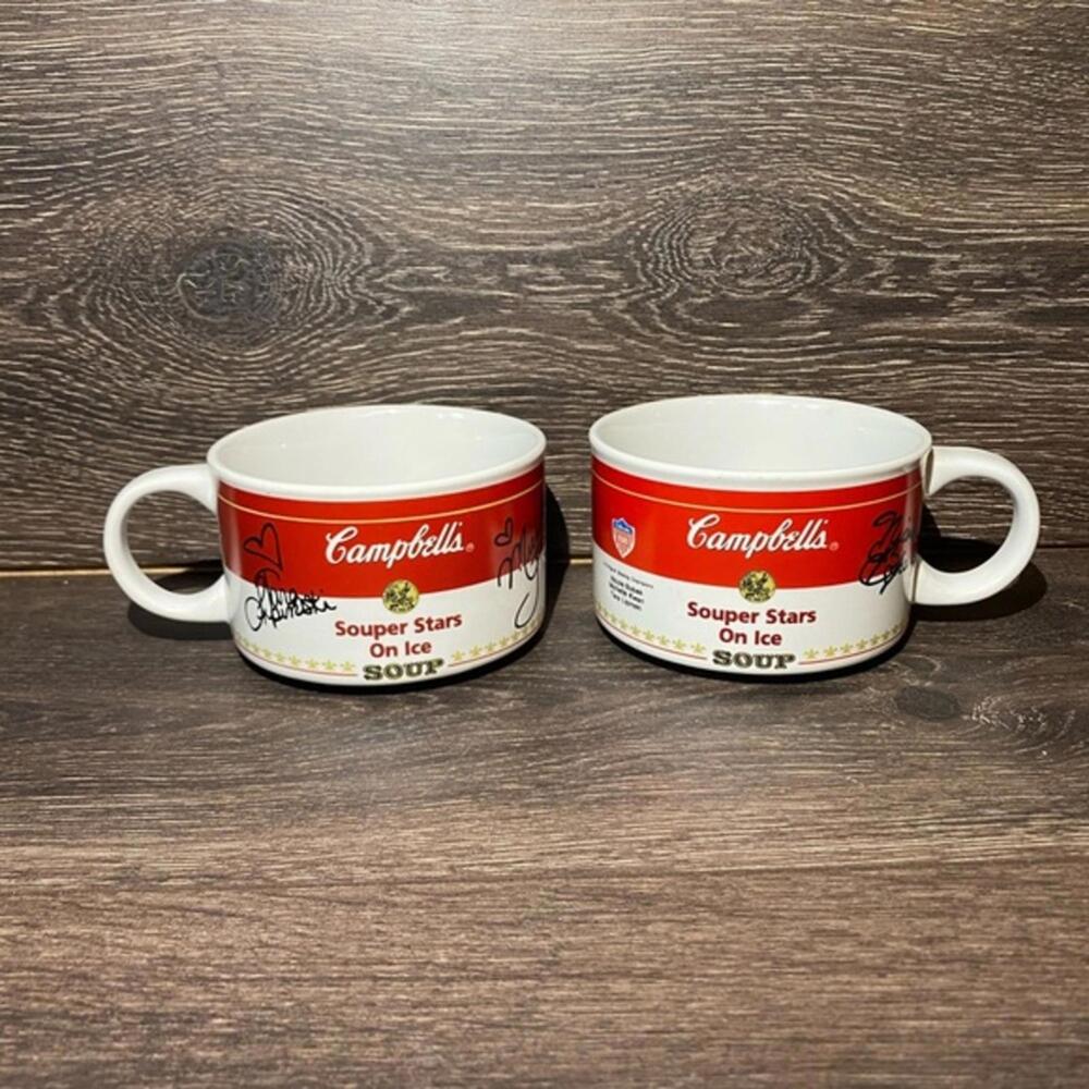 2 campbells mugs 1998 u.s. figure skating champs